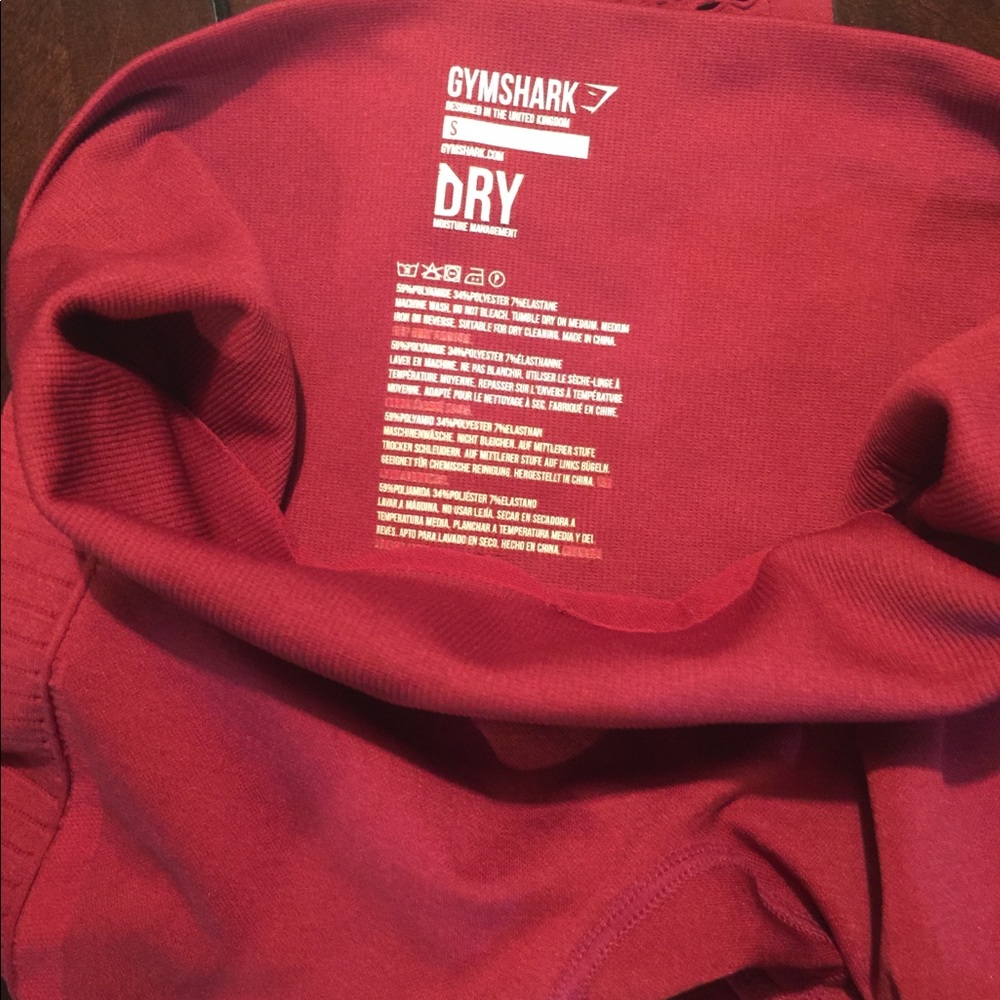 Gymshark Seamless Legging size small in beet color